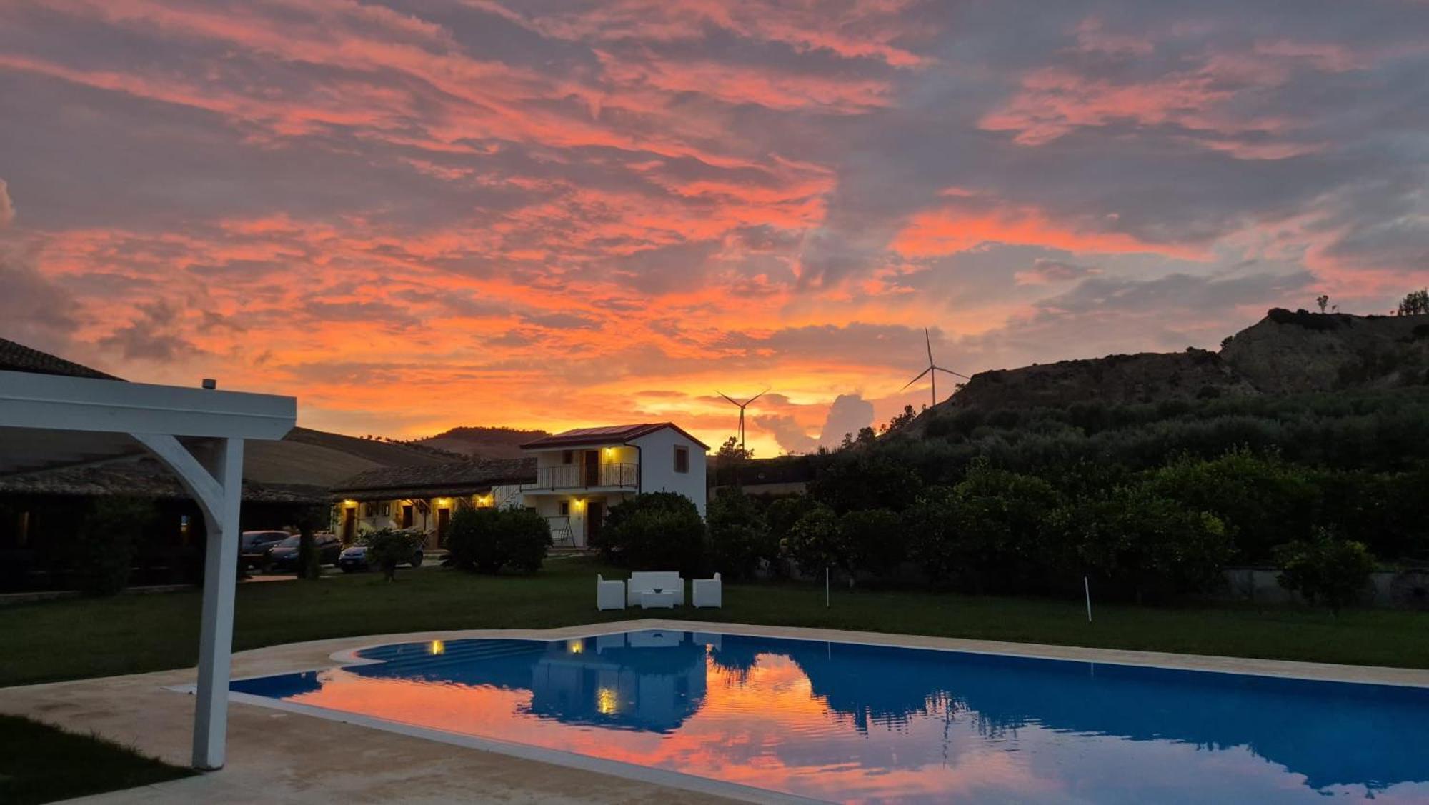 Agriturismo Trappeto Vecchio San Demetrio Corone Bagian luar foto