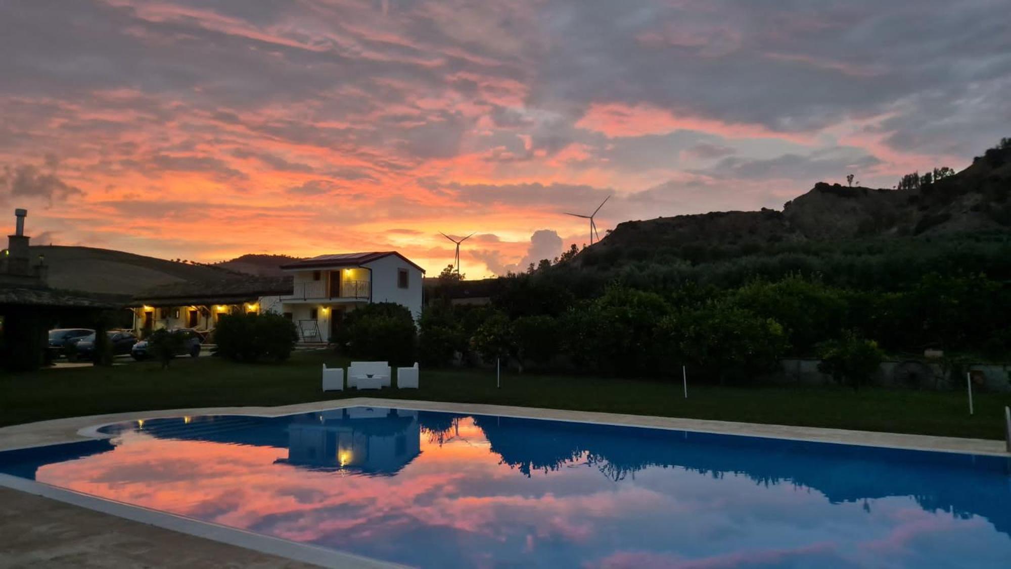 Agriturismo Trappeto Vecchio San Demetrio Corone Bagian luar foto